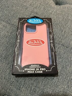 Von Dutch Pink iPhone 16 Pro Max Case MagSafe Compatible NIB